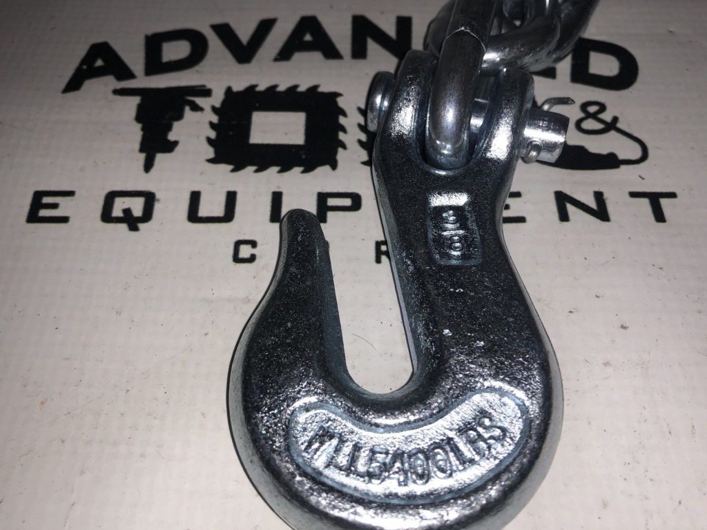 New 14’ Grade 43 5400 Lb. DOT Heavy Equipment Tie Down Towing Chain w