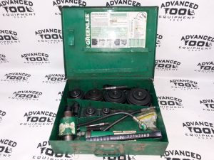 Greenlee 7310 Hydraulic Knockout Die Punch Conduit Set with Case