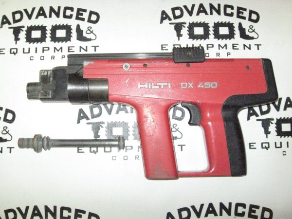 Hilti DX450 Powder Actuated Fastener Nailer Tool with Carrying Case