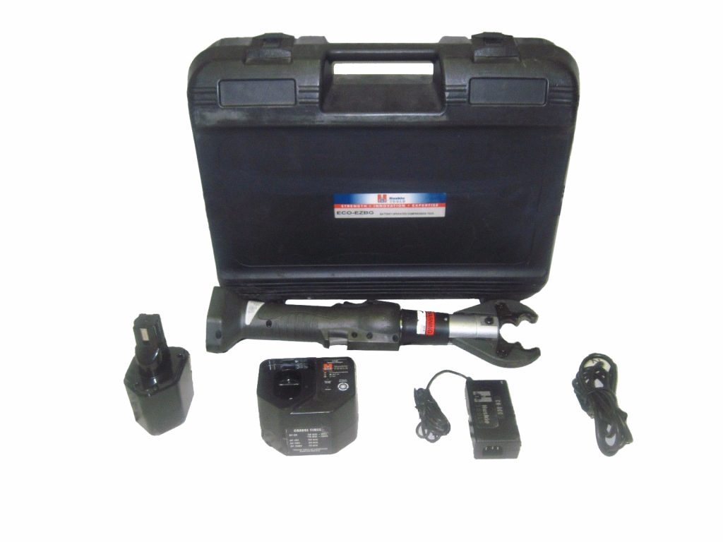 Huskie Tools ECOEZBG Cordless Cable Cutter 6 Ton Compression Tool Advanced Tool & Equipment