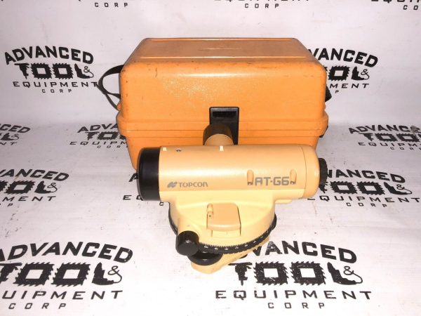 Topcon AT-G6 Autolevel Automatic Auto Level Transit w/ Carrying Case