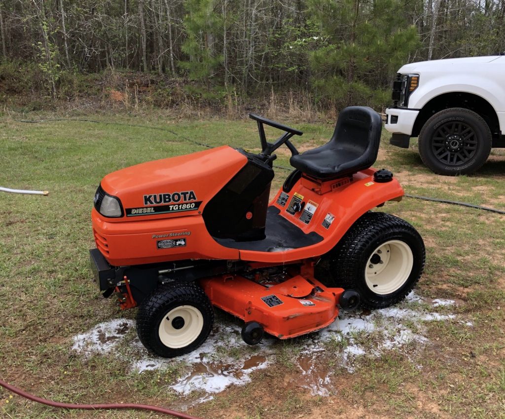 Kubota TG1860 Diesel Hydro Lawn Mower Tractor Advanced Tool & Equipment