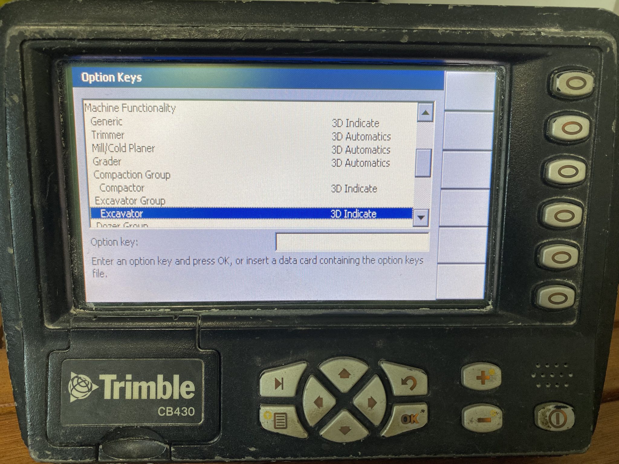Trimble CB430 Control Box Caterpillar Cat CD700 GCS900 Grade Control System Advanced Tool