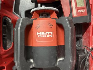 Hilti PR30-HVS Red Beam Rotary Laser w/ PRA 30 Receiver