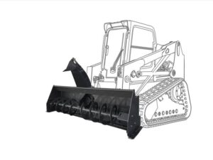 CID Snow Blower Attachment For Skid Steer