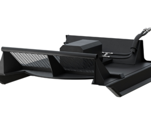 Standard Open Front Brush Cutter With Mesh Grill Attachment For Skid Steer