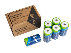 Radiodetection Set of 6 Rechargeable NiMH Batteries (D-Cell, HR20)