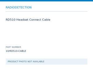 Radiodetection RD510 Headset Connect Cable