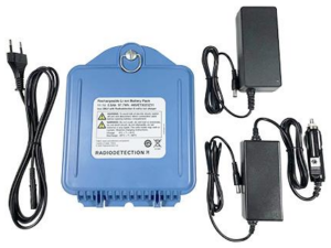 Radiodetection Transmitter Li-Ion Rechargeable Battery Pack with Mains and Automotive Chargers V2